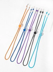 10入組素色口罩鏈條 - 彩色 - 查看 4