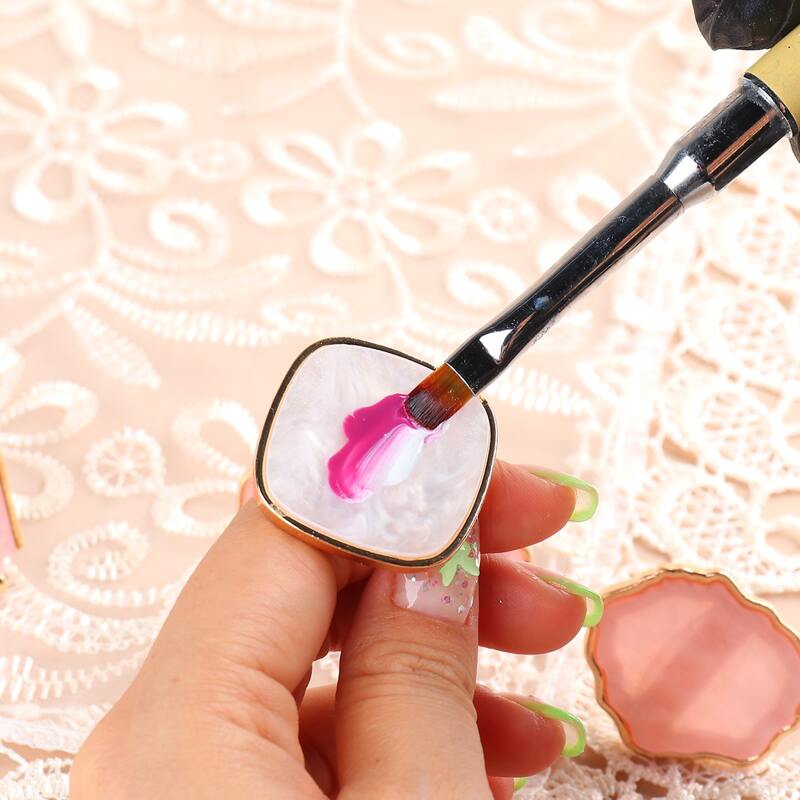 

1pc Nail Art Ring Palette, White