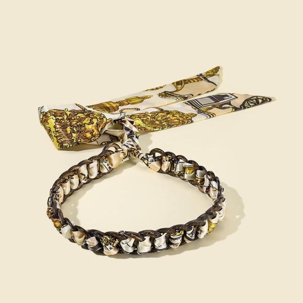

Chain Print Belt, Multicolor
