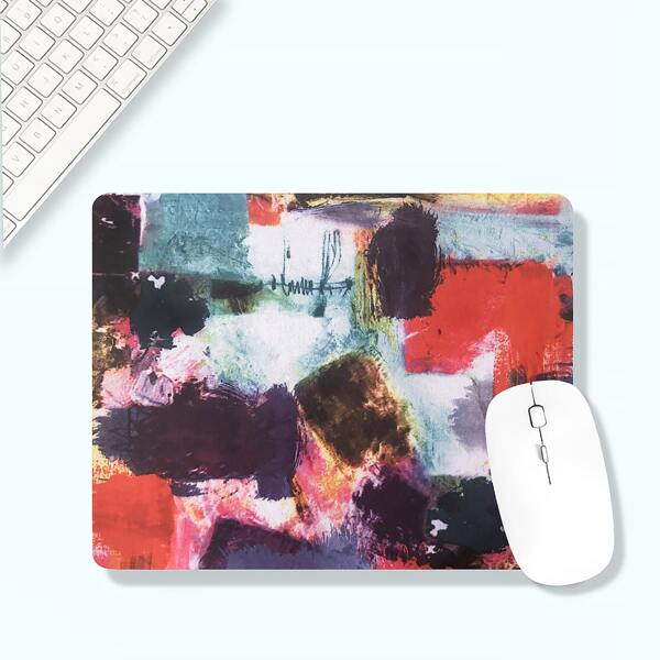 

Color Pigment Mouse Pad, Red