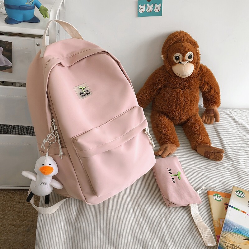 

Zip Front Backpack, Pink