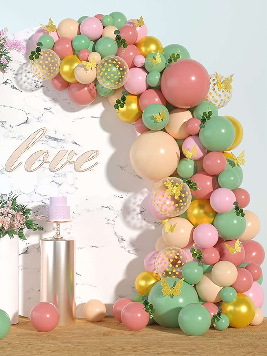 133 chiếc Balloon Garland Arch - Nhiều màu - Xem 1