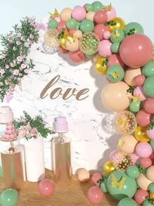 133 chiếc Balloon Garland Arch - Nhiều màu - Xem 2