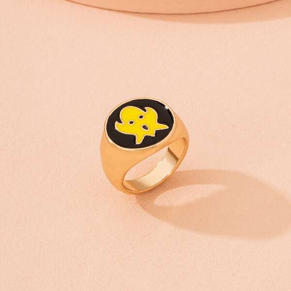 

Ghost Detail Ring, Gold