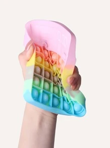 1pc Calculator Design Push Pop Bubble - Multicolor - View 4