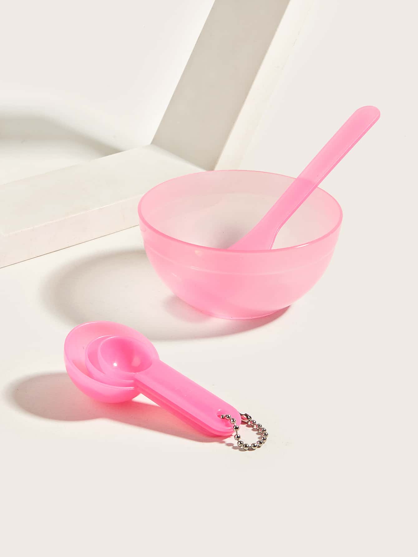 5 piezas Set tazón de hoja facial - Rosa - Ver 1