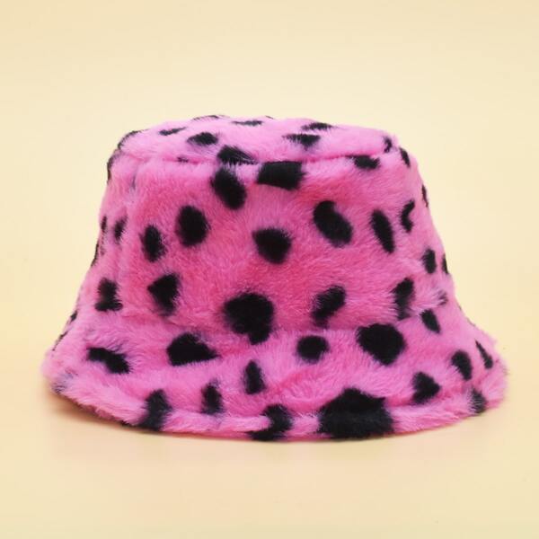 

Toddler Girls Leopard Pattern Bucket Hat, Multicolor