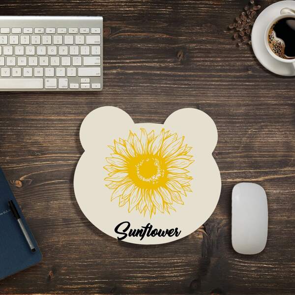 

Sunflower Painted Mouse Pad, Yellow