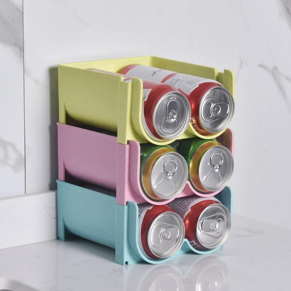 

1pc Random Color Drink Storage Rack, Multicolor