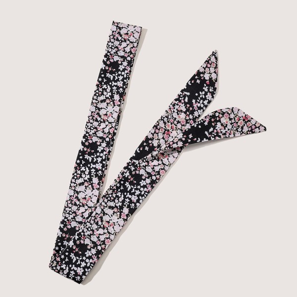 

Flower Print Belt, Multicolor