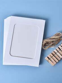 10入組隨機色紙相框和夾和繩索套裝 - 彩色 - 查看 4