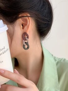 鏈條設計耳墜 - 彩色 - 查看 5