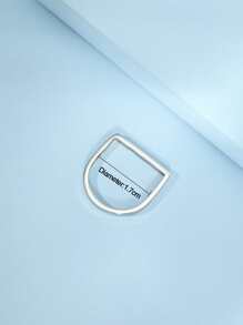 Geometric Design Ring - Silver - View 2