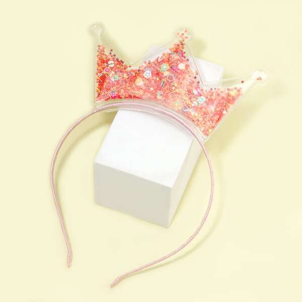 

Toddler Girls Crown Decor Hair Hoop, Multicolor