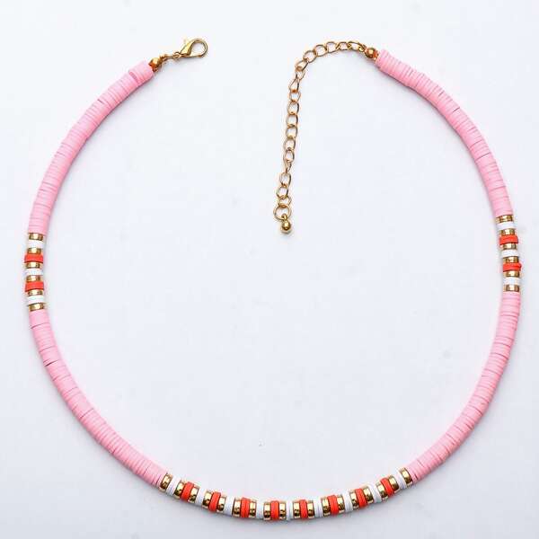 

Soft Clay Necklace, Multicolor