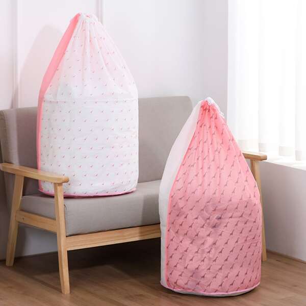 

1pc Drawstring Quilt Storage Bag, Multicolor