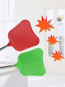1pc Random Color Fly Swatter - Multicolor - View 2