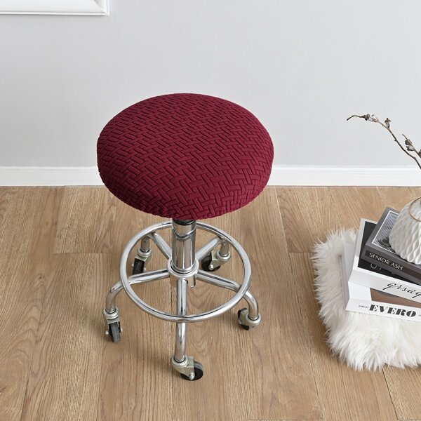 

Plain Stretchy Stool Cover, Red