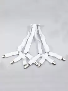 1pc Random Color Sheet Clip, Black Nylon Non-marking Bed Sheet Fixer, For Bedding