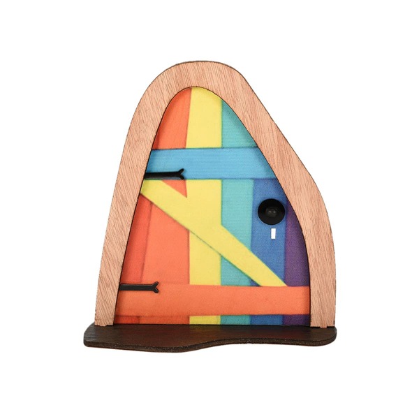 

1pc Door Shaped Garden Decorative Object, Multicolor