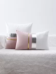 1入組撞色靠墊套不附帶墊芯 - 彩色 - 查看 1