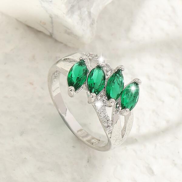 

Zircon Decor Ring, Multicolor