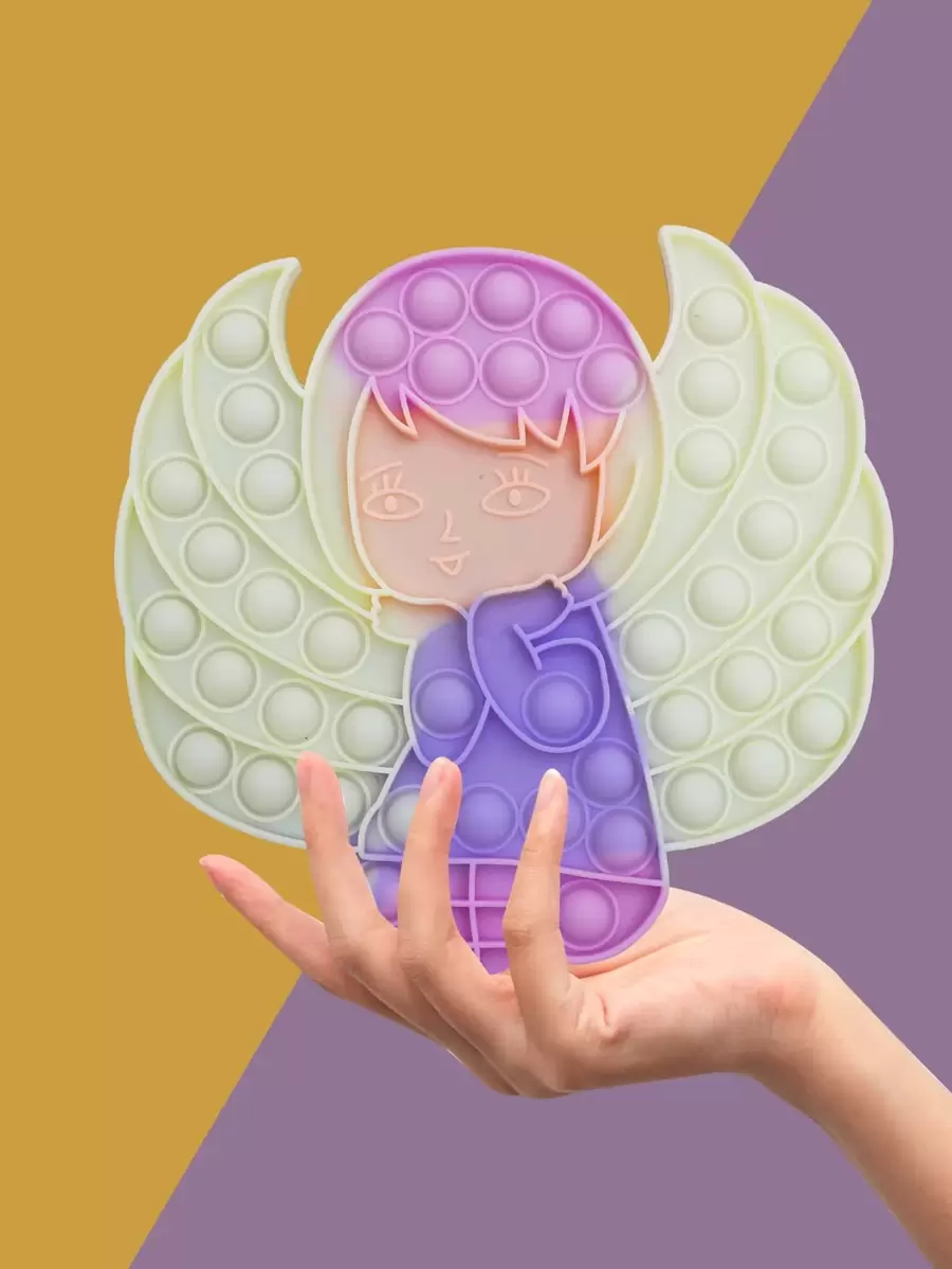 1入組角形狀擠壓泡泡 - 彩色 - 查看 1