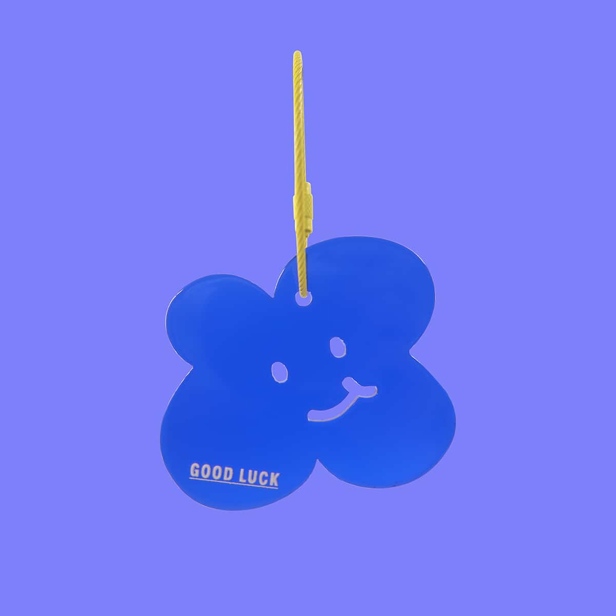 

Cartoon Graphic Bag Charm, Royal blue