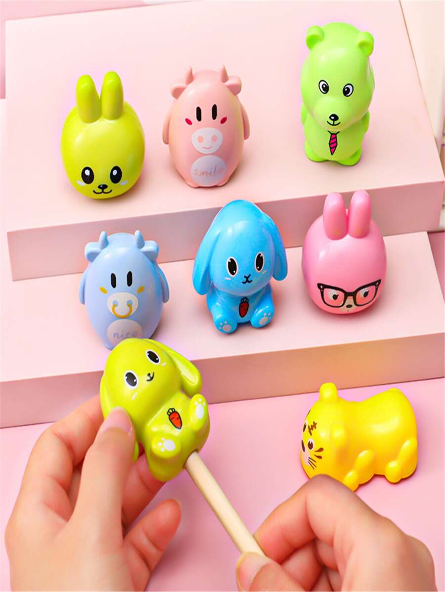1入組隨機動物形狀卷筆刀 - 彩色 - 查看 1