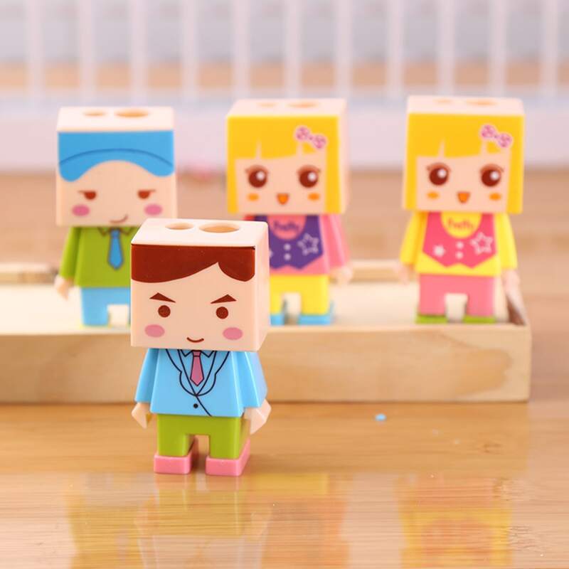 

1pc Random Cartoon Pencil Sharpener, Multicolor