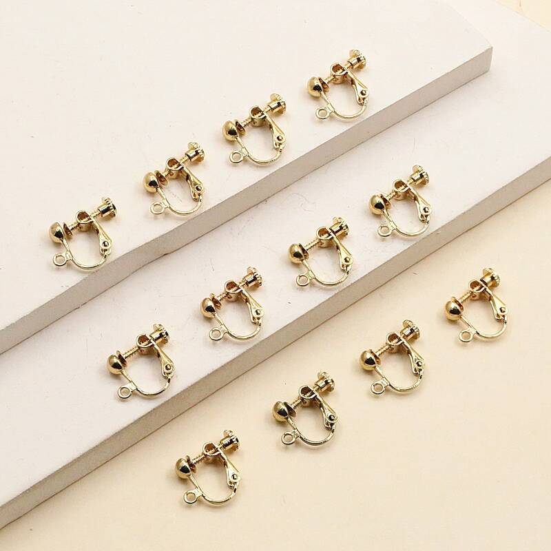 

12pcs Metal Ear Cuff DIY Jewelry Accessory, Gold