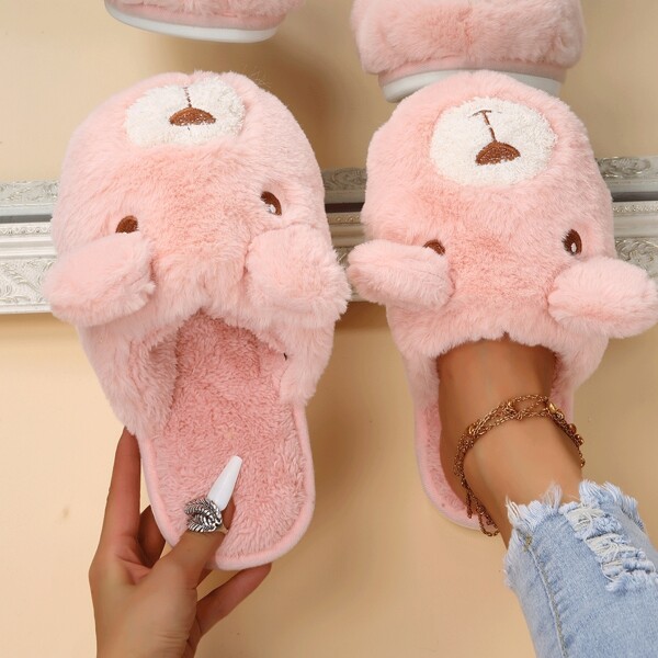 

Cartoon Design Home Slippers, Pink