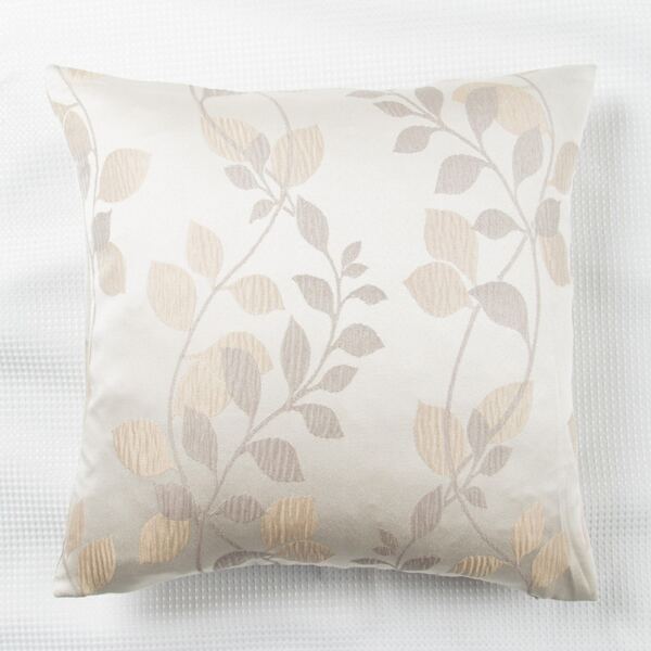 

Leaf Print Cushion Cover Without Filler, Multicolor