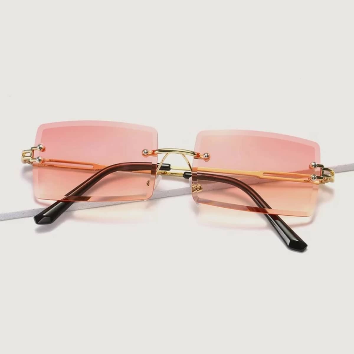 

Rimless Tinted Lens Sunglasses