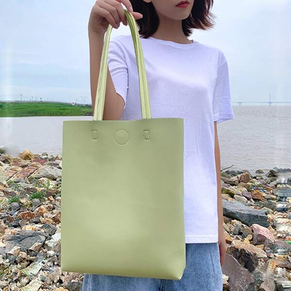 

Minimalist Tote Bag, Green
