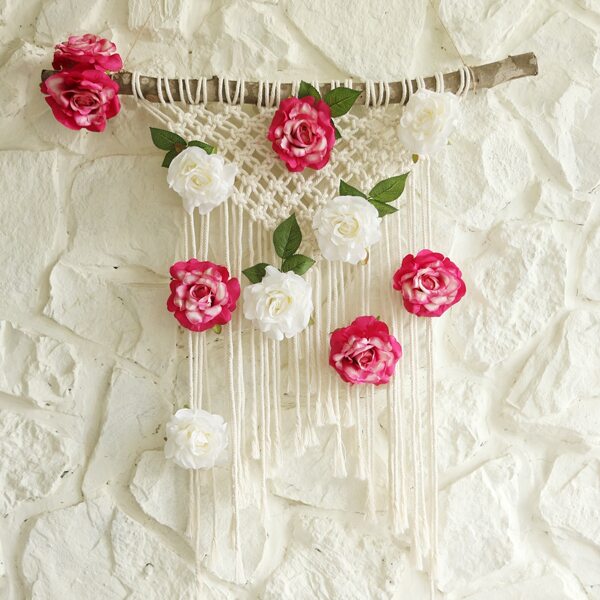 

5pcs Random Artificial Flower Head, Multicolor