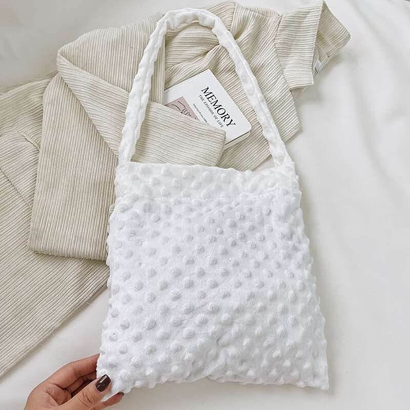 

Minimalist Shoulder Bag, White