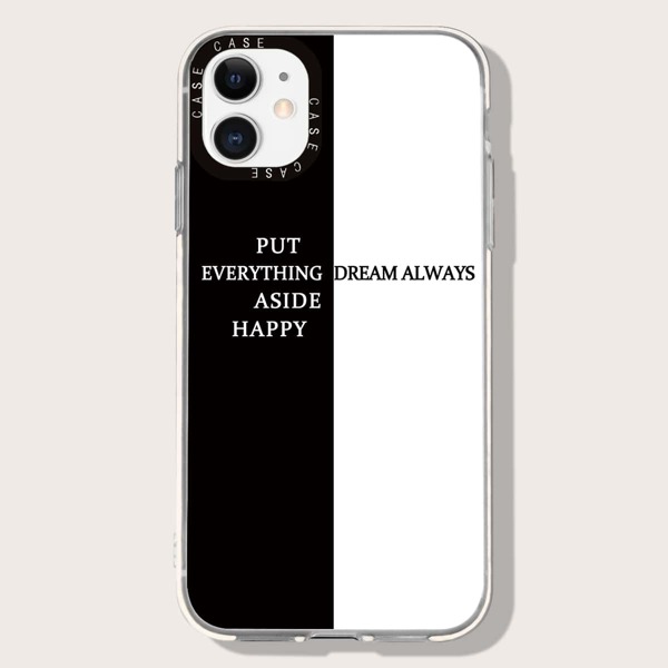 

Letter Graphic Phone Case, Multicolor