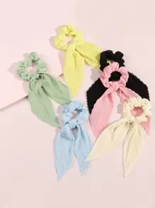 6件套女童荷叶边发带套装 - 彩色 - 查看 2