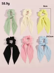 6件套女童荷叶边发带套装 - 彩色 - 查看 3