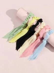 6件套女童荷叶边发带套装 - 彩色 - 查看 4