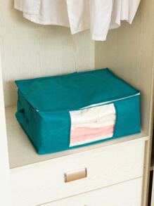 1pc Foldable Clothes Storage Box, Dust-Proof Household Storage Boxbedroom,Organizer,Organiser,Home Storage,White T Shirt Women,Black Pants Women,Ladies Winter Clothes,Dress,Winter Clothes For Ladies,Elegant Woman Dresses,White Shirt For Ladies,Long Sleeve,White Jumpsuit For Women,Spring Dresses For Women,Spring Outfits For Women,Spring,Spring Clothes,Minimalist,Summer Tops