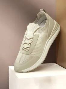 Cuccoo Zapatos de atletismo con cordón delantero - Beis - Ver 11