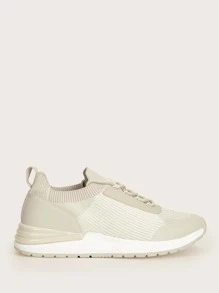 Cuccoo Zapatos de atletismo con cordón delantero - Beis - Ver 3