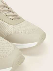 Cuccoo Zapatos de atletismo con cordón delantero - Beis - Ver 4