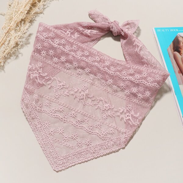 

Lace Twilly Scarf, Pink