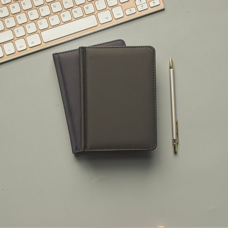 

1pc PU Cover Random Notebook, Multicolor