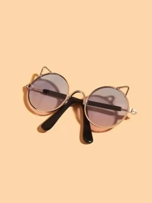 Cat Shaped Pet Glasses - Multicolor - View 2