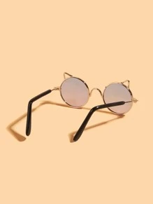 Cat Shaped Pet Glasses - Multicolor - View 3