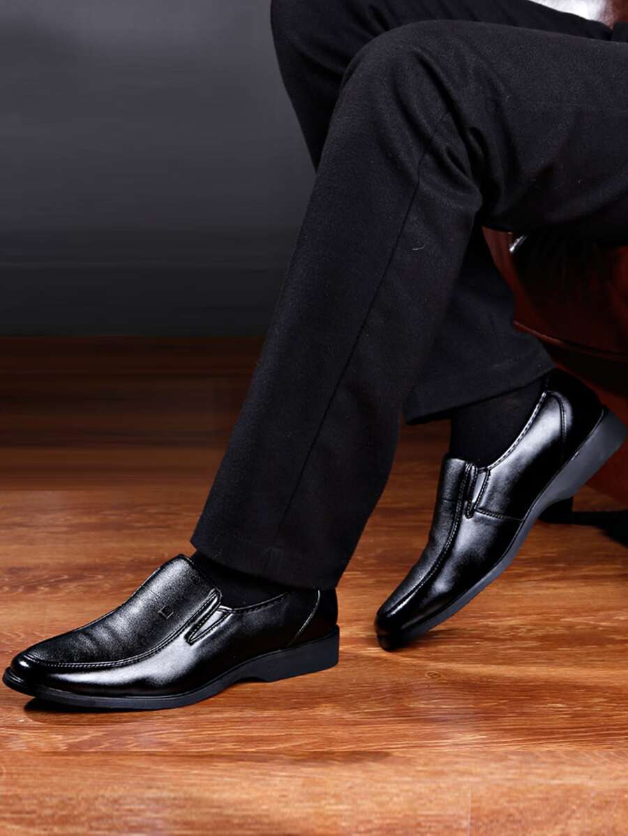 Hombres Zapatos de vestir sin cordones - Negro - Ver 1